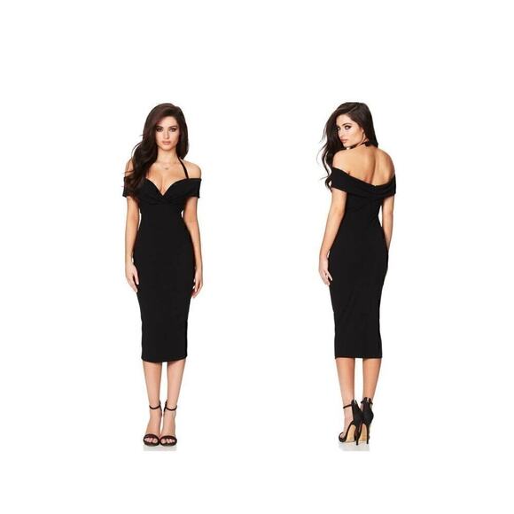 Nookie Athena Off Shoulder Midi Sz XS - Picture 1 of 6